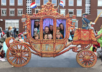 Fotobord, Gouden koets